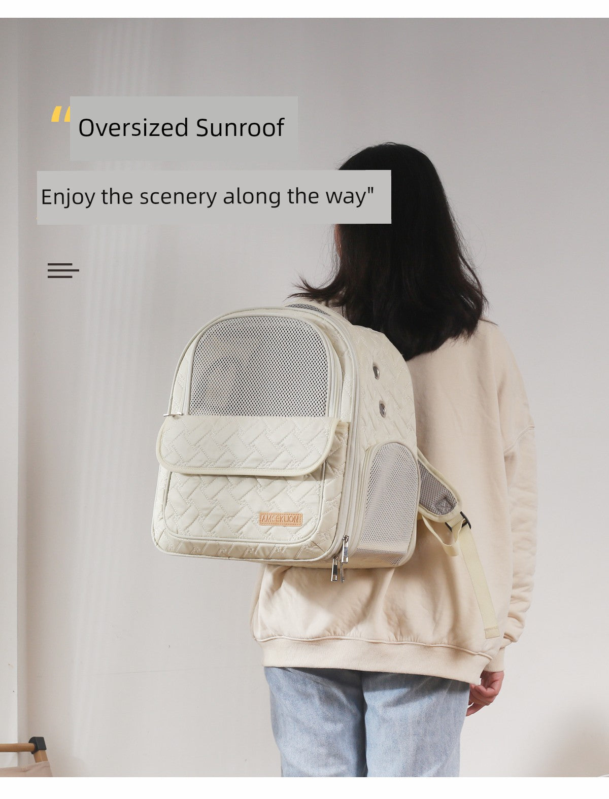 Space Capsule Carrying Good-looking Anti-Stress Cat Backpack