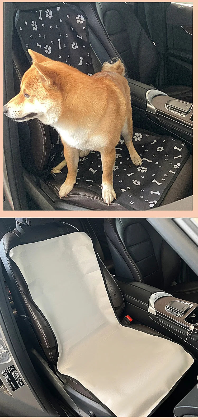 Car Waterproof Back Seat Pet Cover Protector Mat Safe Travel Accessories for Cat Dog Pet Carrier Car Front Rear Seat Mat Cushion