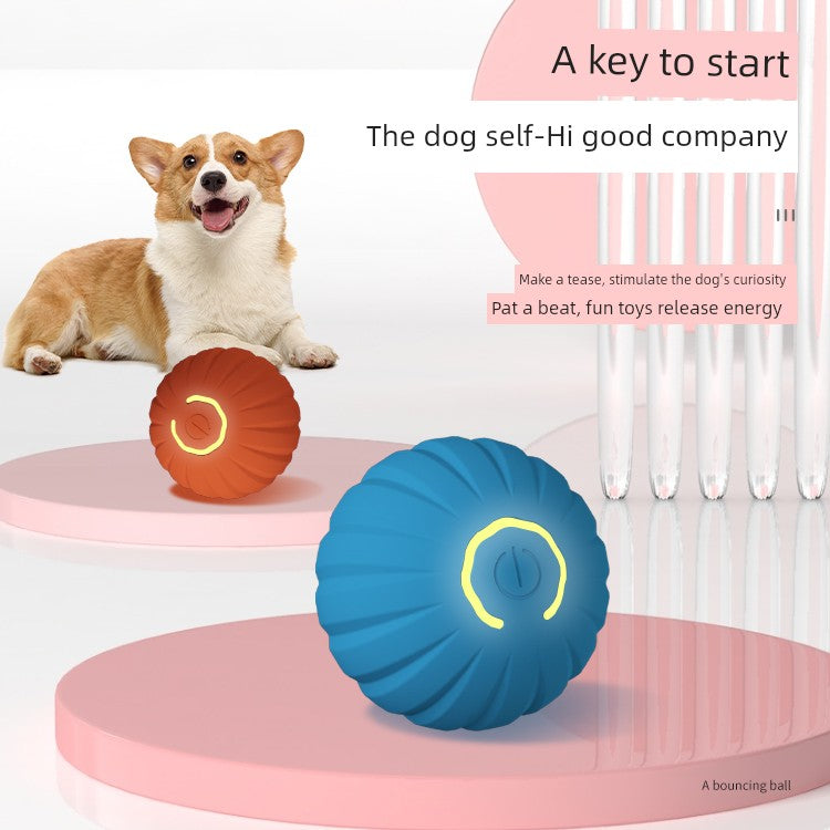 Jumping Ball Bite-Resistant Self-Hi Relieving Stuffy Pet Electric Dog