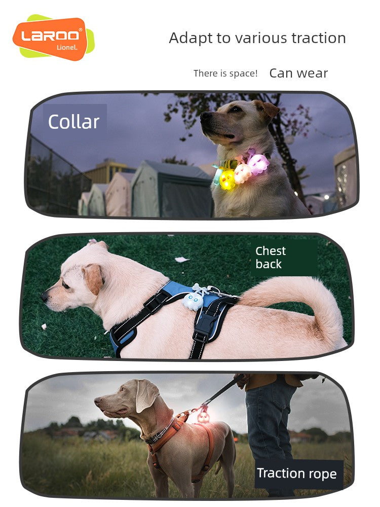 Anti-Discard Collar Night Luminescent Lamp Pet Dog