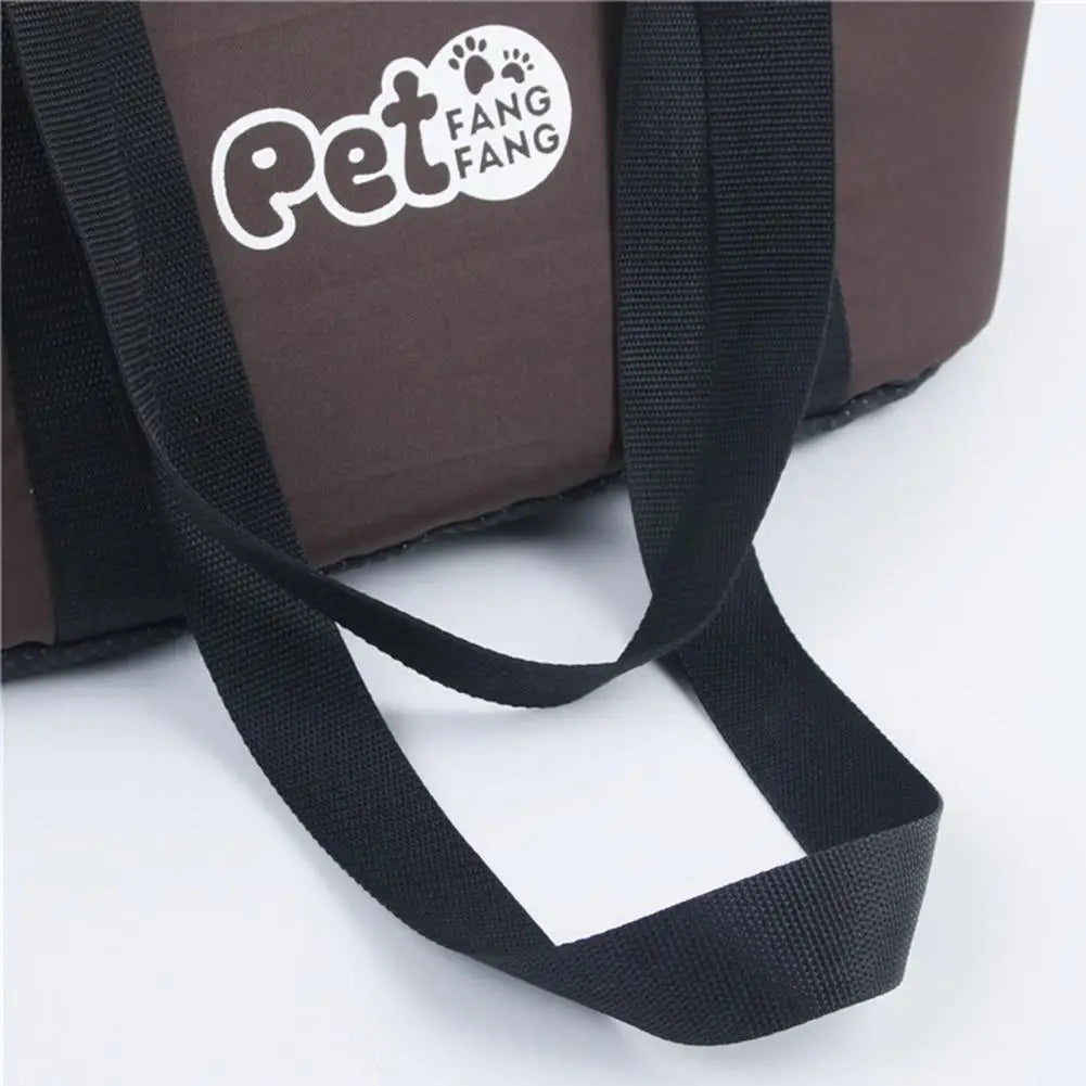 Pet Bag Soft-Sided Adjustable Fabric Interior Pad Carrier