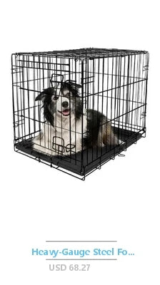 Pet Crate Furniture with Storage Shelves Drawers Charging Station