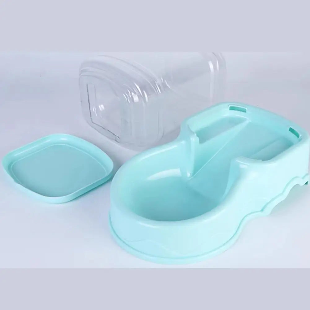 1pcs Pet Automatic Feeder Drinking Bowl Bowl Bowl 3.8l Dog Capacity Large Bucket Food Storage Pet Combination Suppl U2w3