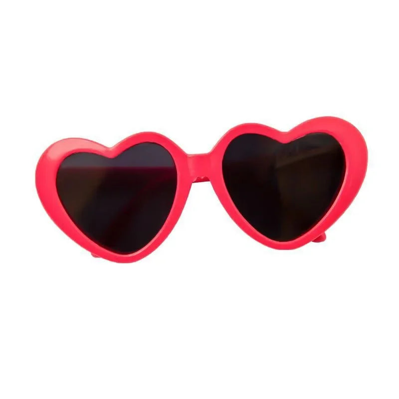 New Fashion Pet Dog Cat Sunglasses Cute Heart Shape Cats Glasses Eye-Wear For Small Dogs Cat