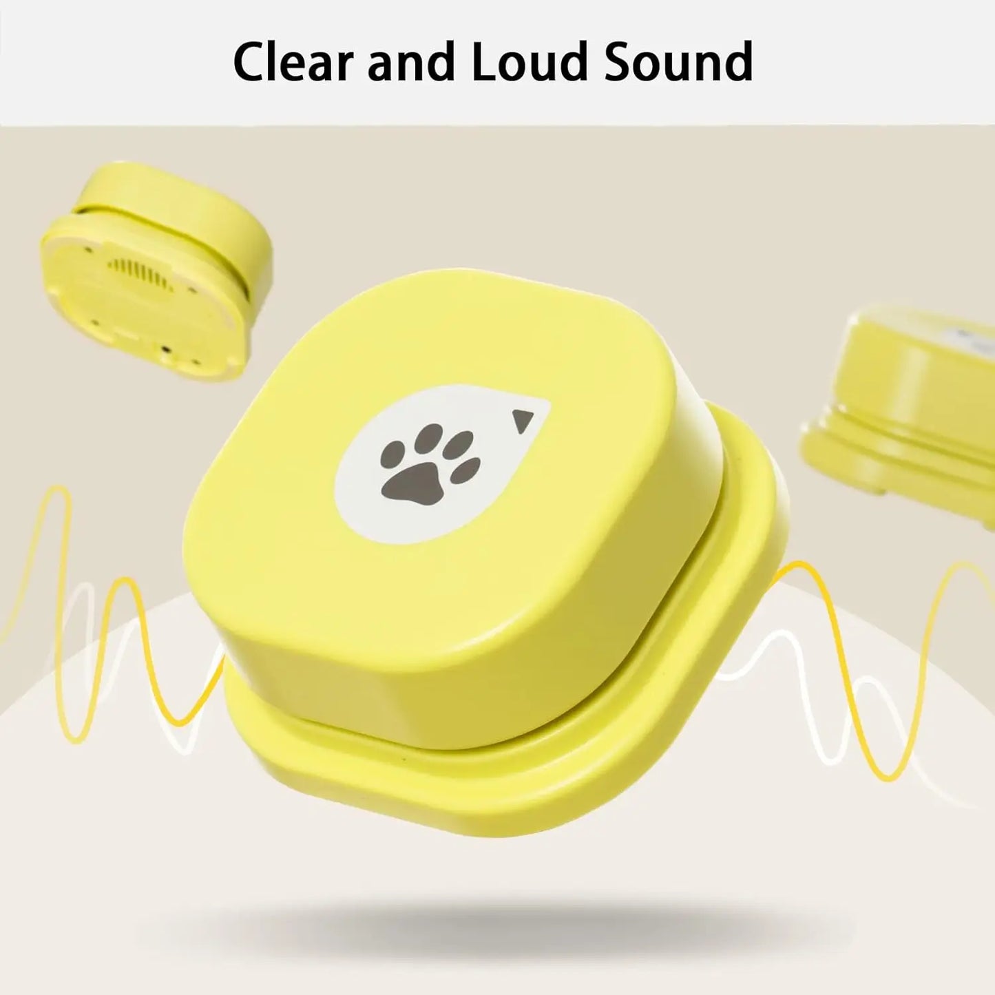 Mewoofun Voice Recording Button Pet Toys Dog Buttons for Communication Pet Training Buzzer Recordable Talking Button with Mat