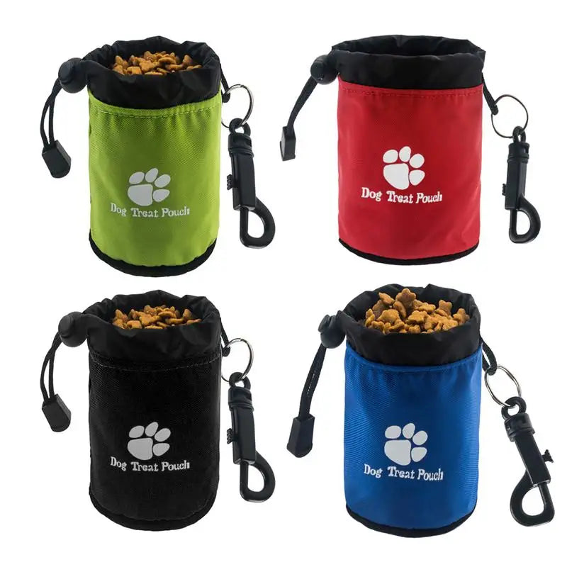 Dog Treat Training Pouch Portable Training Dog Snack Bag Waist Bag Pet Feed Pocket Walking Snack Pouch Puppy Treat Bag