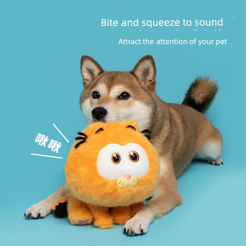 School Thinking Dog Toy Relieving Stuffy Sound Garfield