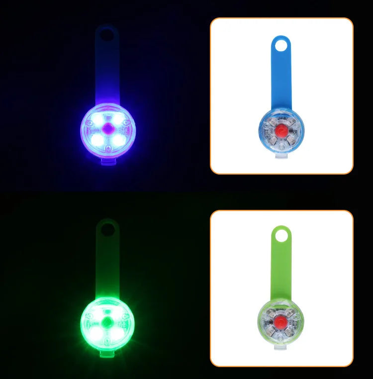 LED Pet Dog Cat Collar Pendant Night Safety Cat Luminous Light IPX7 Waterproof Flashing Harness With Light for Dog Accessories