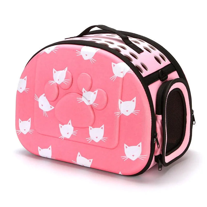 Portable Folding Breathable EVA Backpack for Pets, Cute Bag for Cats and Dogs, Outside the Household, Fashion