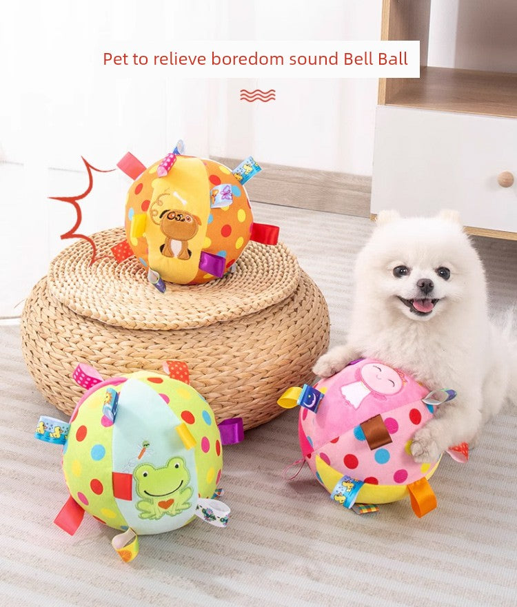 Vocal Toy Ball Pomeranian/Bichon Frise Self-Hi Relieving Stuffy Dog