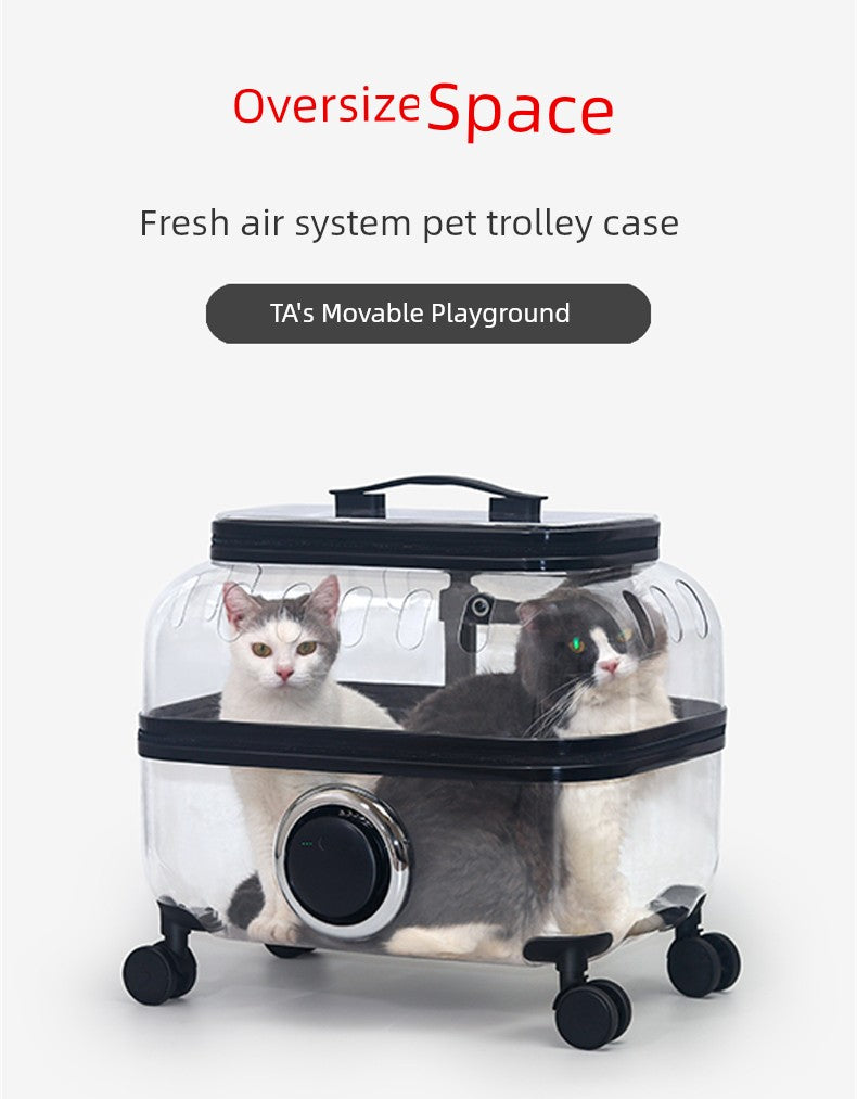 Space Capsule Trolley Large Cat Backpack Trolley Case