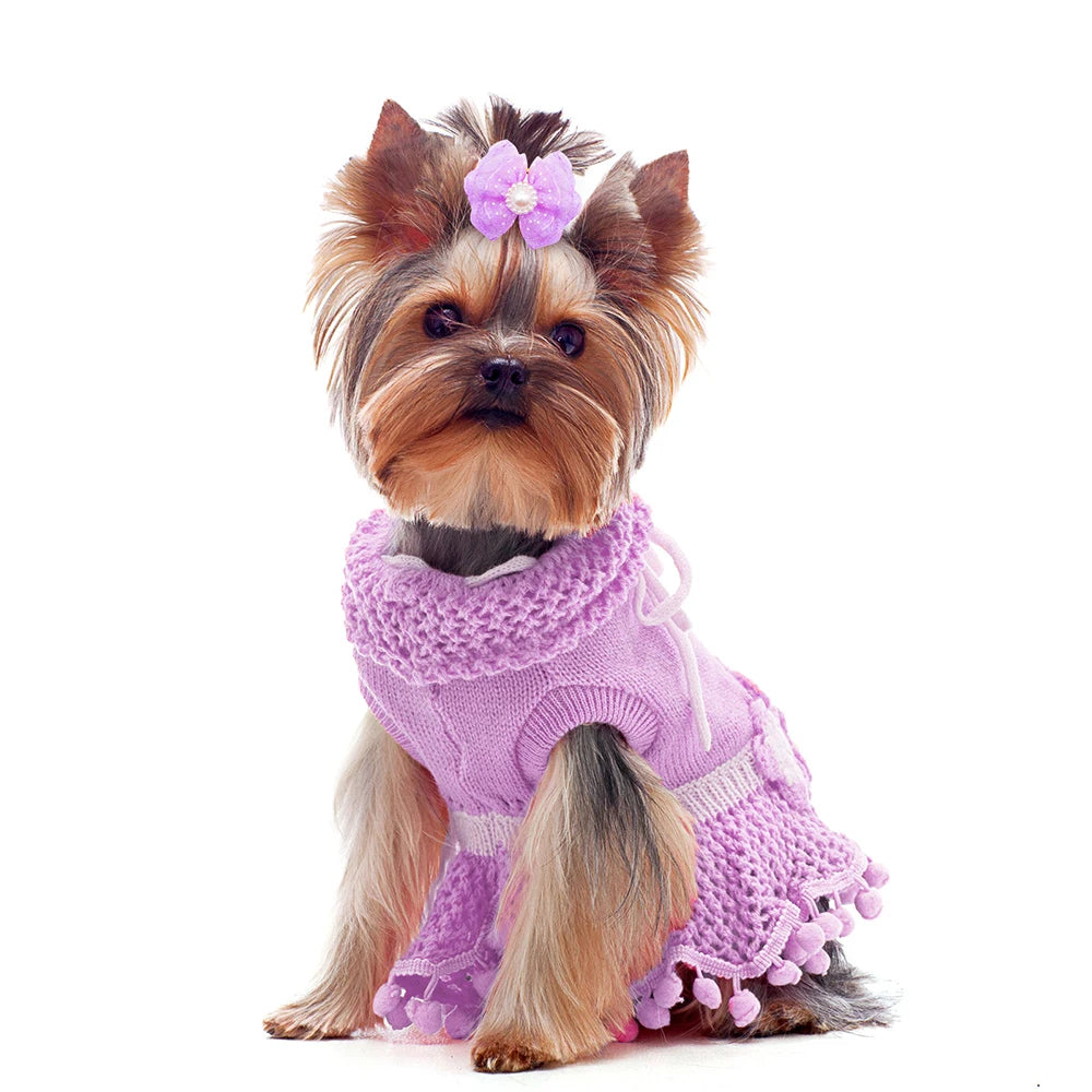 20/30 piezas de accesorios para el cabello de mascotas, lazos para perros con diamantes de perla, lazos para el cabello para perros pequeños, accesorios para el cuidado de mascotas