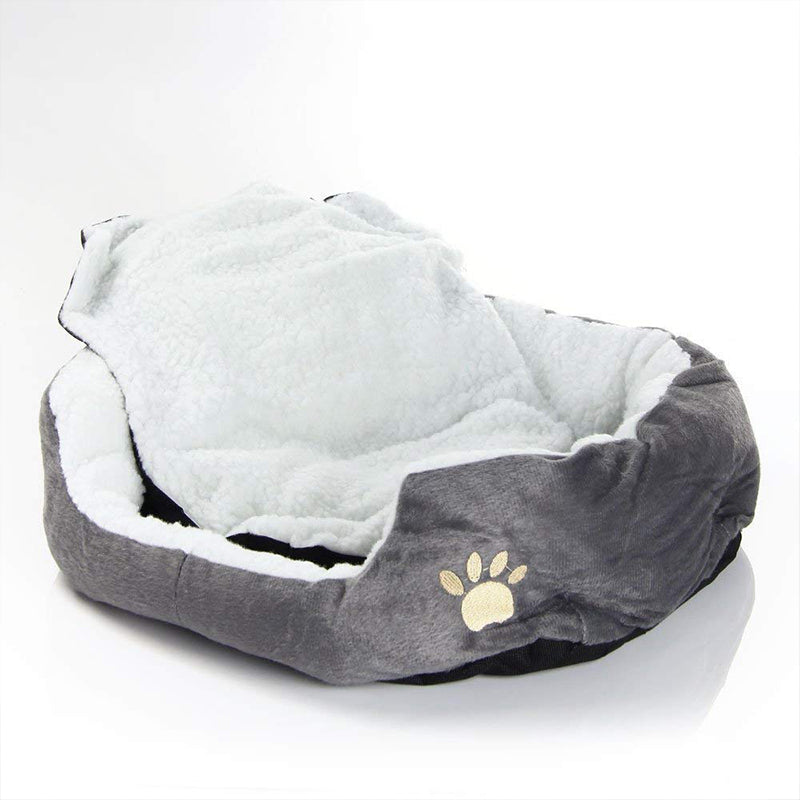 Pet Dog Sofa Bed Provides Warmth For Small Dogs Cat And Dog Mattress Pet Kennel Thickened Washable Plush Pet Supplies