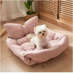 Princess Home For Dog Luxury Winter Summer Pet Court Kennel House With Cushion Bed Mats For Puppies Animal Yorkshire BeddingS