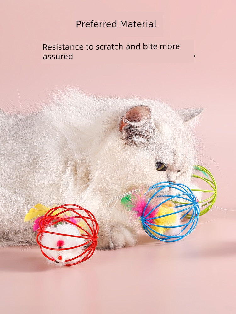 Kittens Mouse Self-Hi Relieving Boredom Handy Gadget Toy Ball