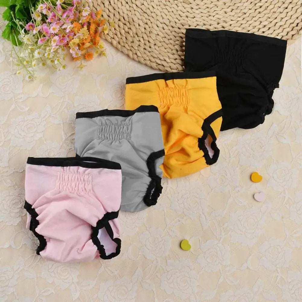 Dog Washable Physiological Pants Male Dog Washable Cotton Crotch Dog Menstrual Pants Pet Physiological Pants Sanitary Diaper