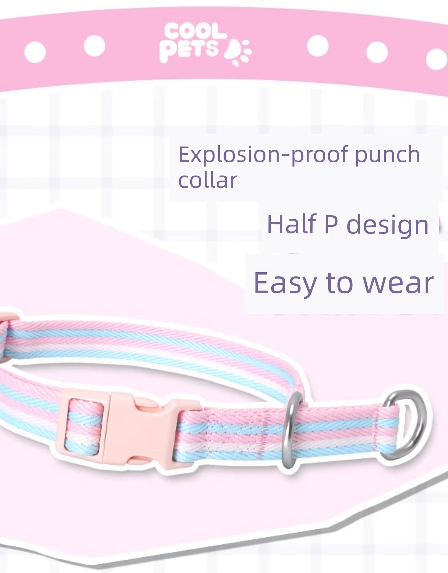 Medium Large Dog Explosion-Proof Collar Dog