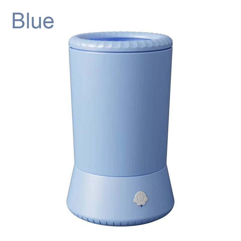 Electric Pet Paw Washer Cup Portable Dog Paw Cleaner Portable Foot Washer Cup Comfortable Foot Cleaning Machine Dog Brushes For