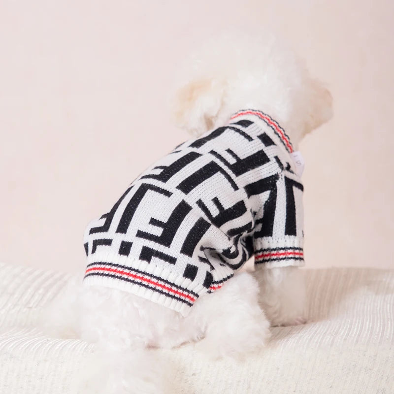 Dog Clothes Brand Puppy Clothes for Small Dog Sweater Winter Warm Dog Luxury Clothes for Dog  Pet Clothing French Bulldog Teddy