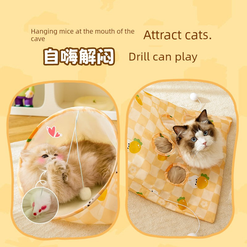 Self-Hi Relieving Stuffy Diamond Bag Ringing Paper Consumption Cat Teaser