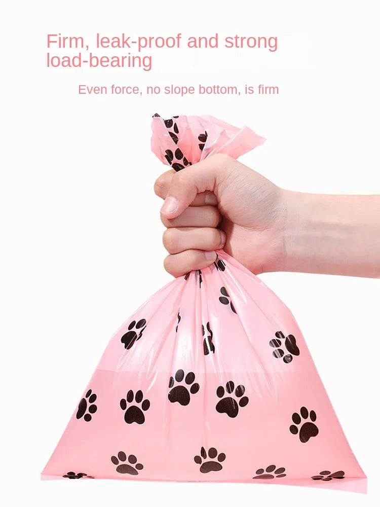 Dog Poop Bag Biodegradable Pet Dog Poop Bag Zero Waste Dog Pooper Bags Paw Doggy Litter Poop Bag Dog Poop Bag Dispenser