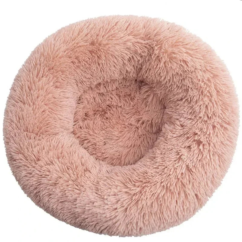 Round Cat Beds House Soft Long Plush Best Pet Dog Bed For Dogs Basket Pet Products Cushion Cat Bed Cat Mat Animals Sleeping Sofa