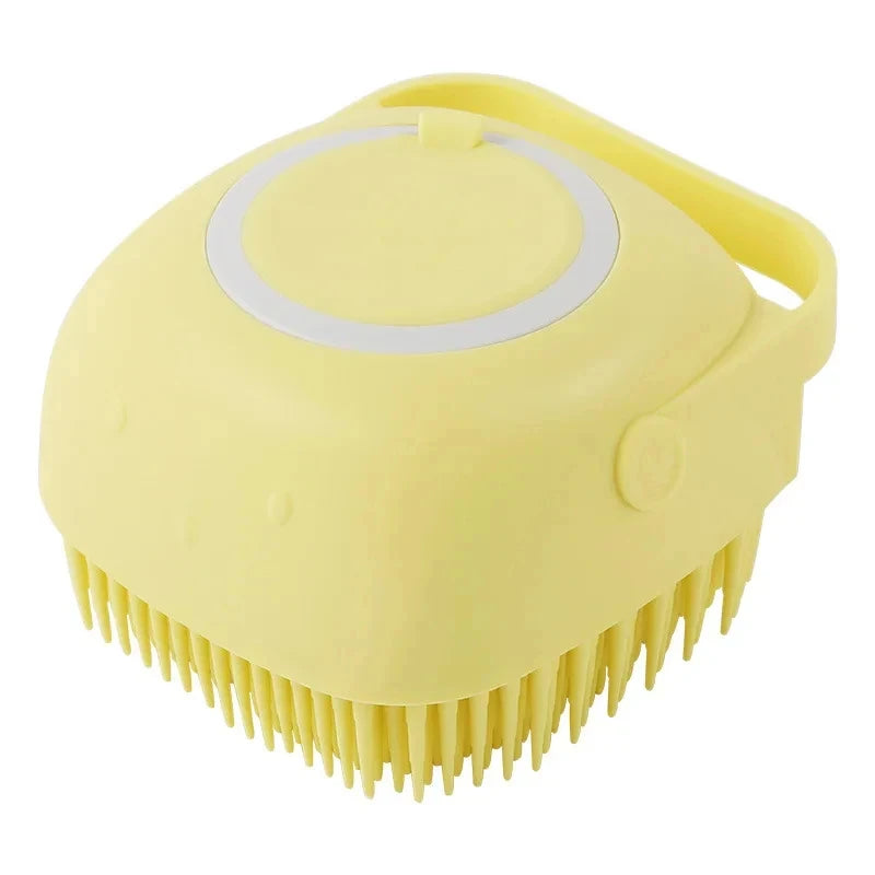 Puppy Dog Bath Accessories Pet Dog Bath Shampoo Brush Cat Grooming Massage Comb Scrubber For Bathing Short Hair Soft Silicone