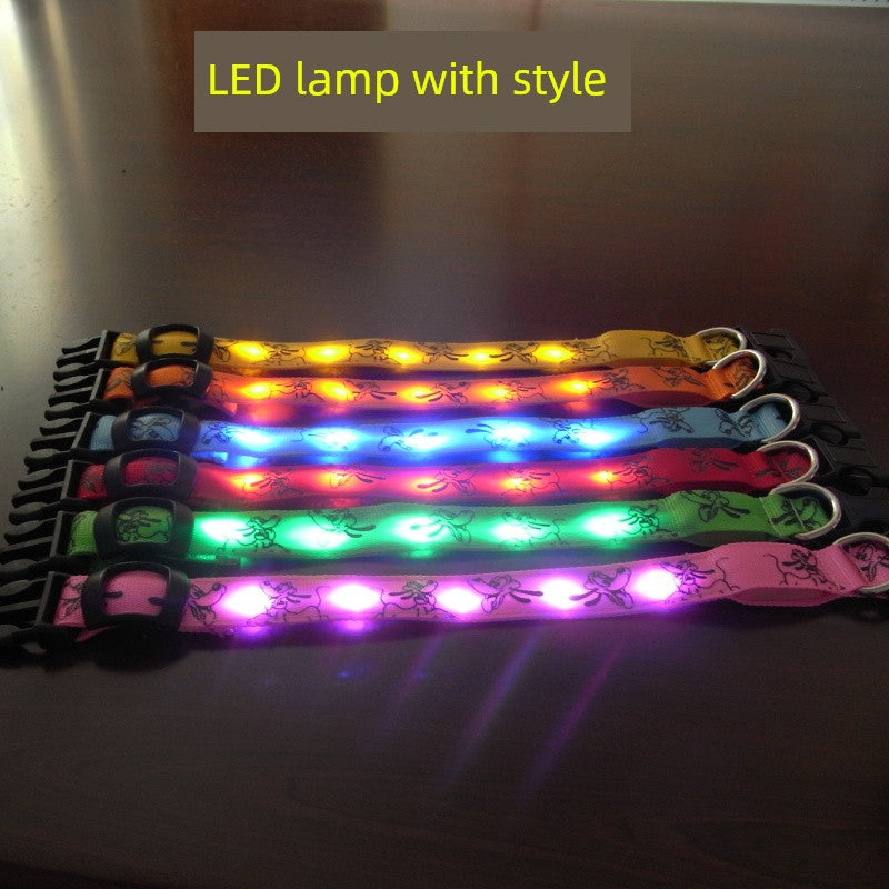 LED Luminous USB Charging Small and Medium-Sized Dogs Pet Dog