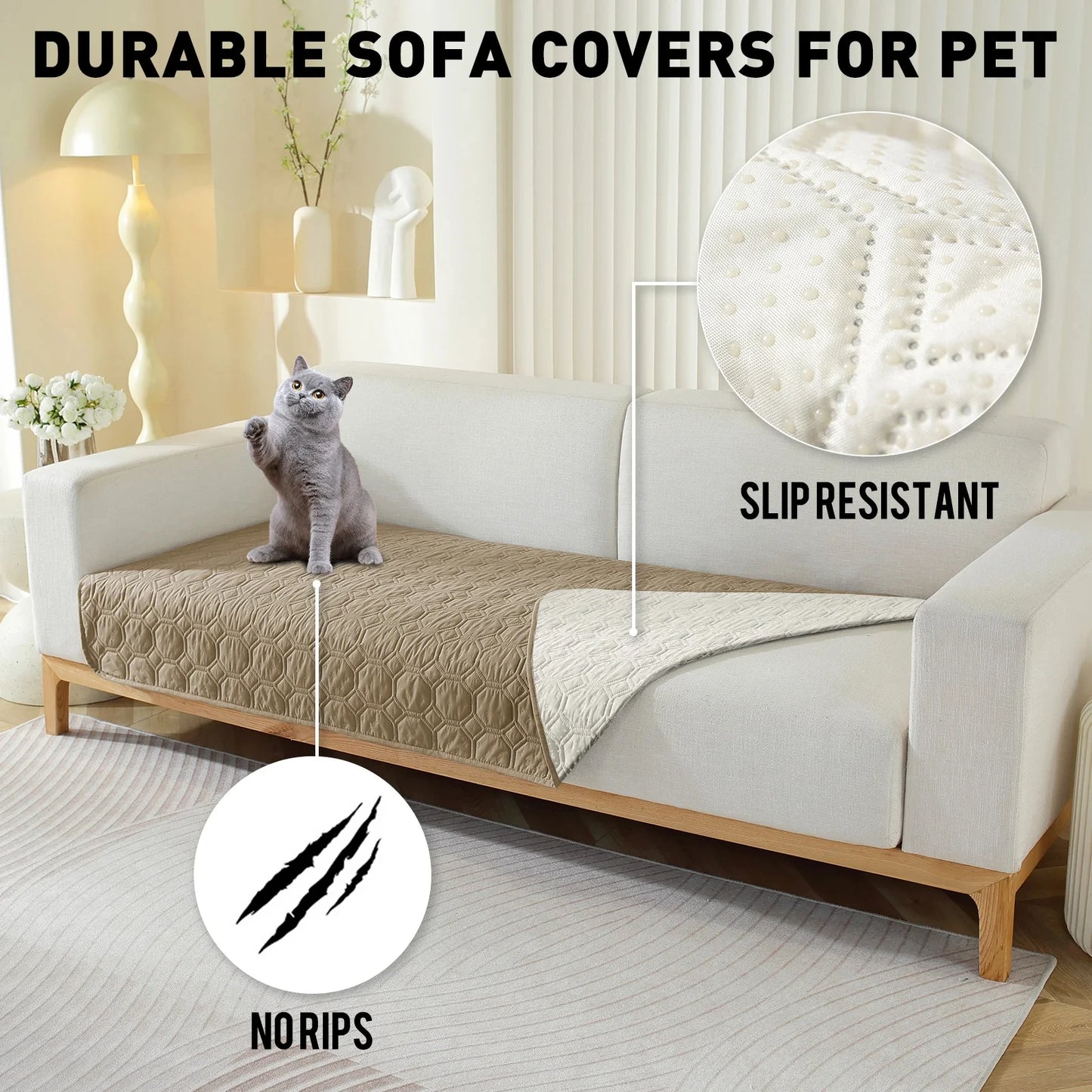 3Colors WATERPROOF&ANTI-LEAKAGE Dog Bed Cover Pet Blanket Sofa, Couch Cover Mattress Protector Furniture Protector for Dog, Pet