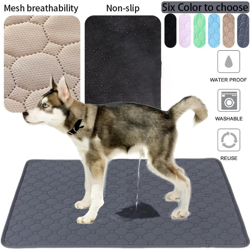 Dog Pee Pad Blanket Reusable Highly Absorbent Diaper Washable Puppy Training Pad Pet Bed Urine Mat for Pet Car Seat Cover