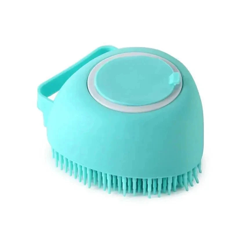 Puppy Dog Bath Accessories Pet Dog Bath Shampoo Brush Cat Grooming Massage Comb Scrubber For Bathing Short Hair Soft Silicone