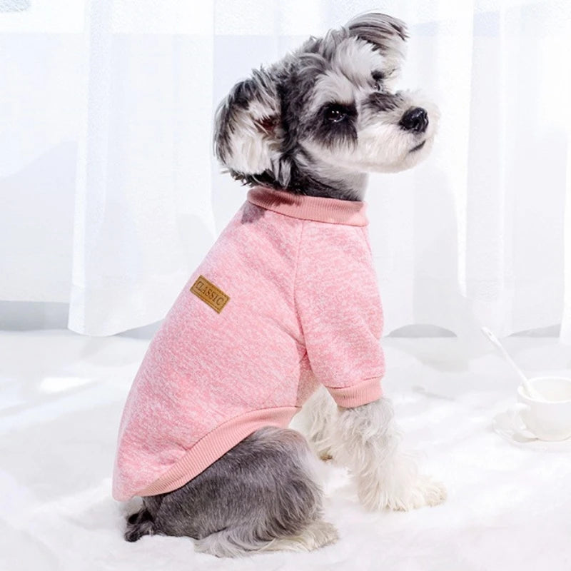 Fashion Dog Hoodies Autumn Dog Pullovers Cute Puppy Hoodies Warm Cat Sweatshirt Pet Outfits Chihuahua French Bulldog Dog Clothes