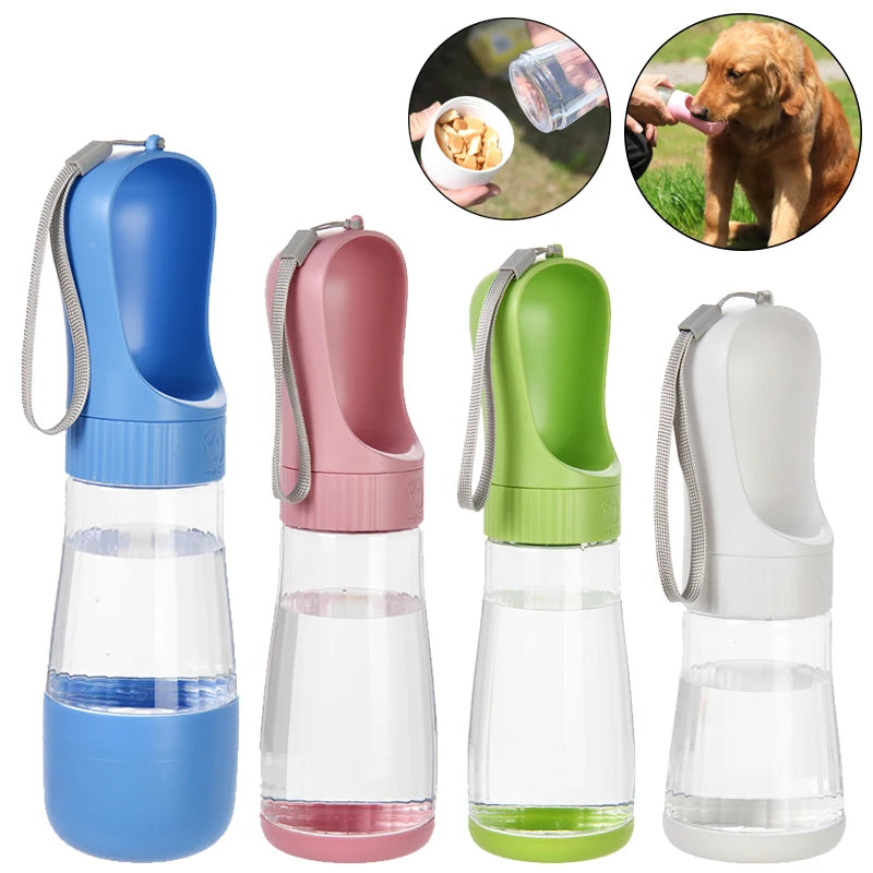 Portable Dog Water Bottle Cat Food Bowl Pet Water Cup Container For Small Large Dogs Travel Walking Puppy Labrodor Drinking Bowl