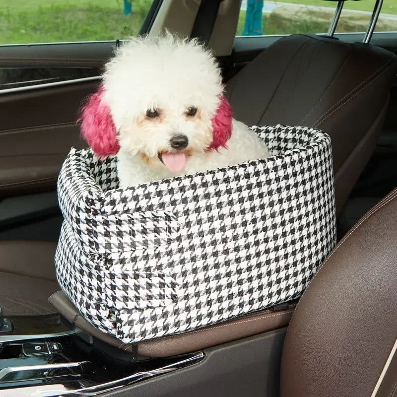 Pet-specific car seats, car central control cat bag and dog kennel, travel handbags for cats and dogs