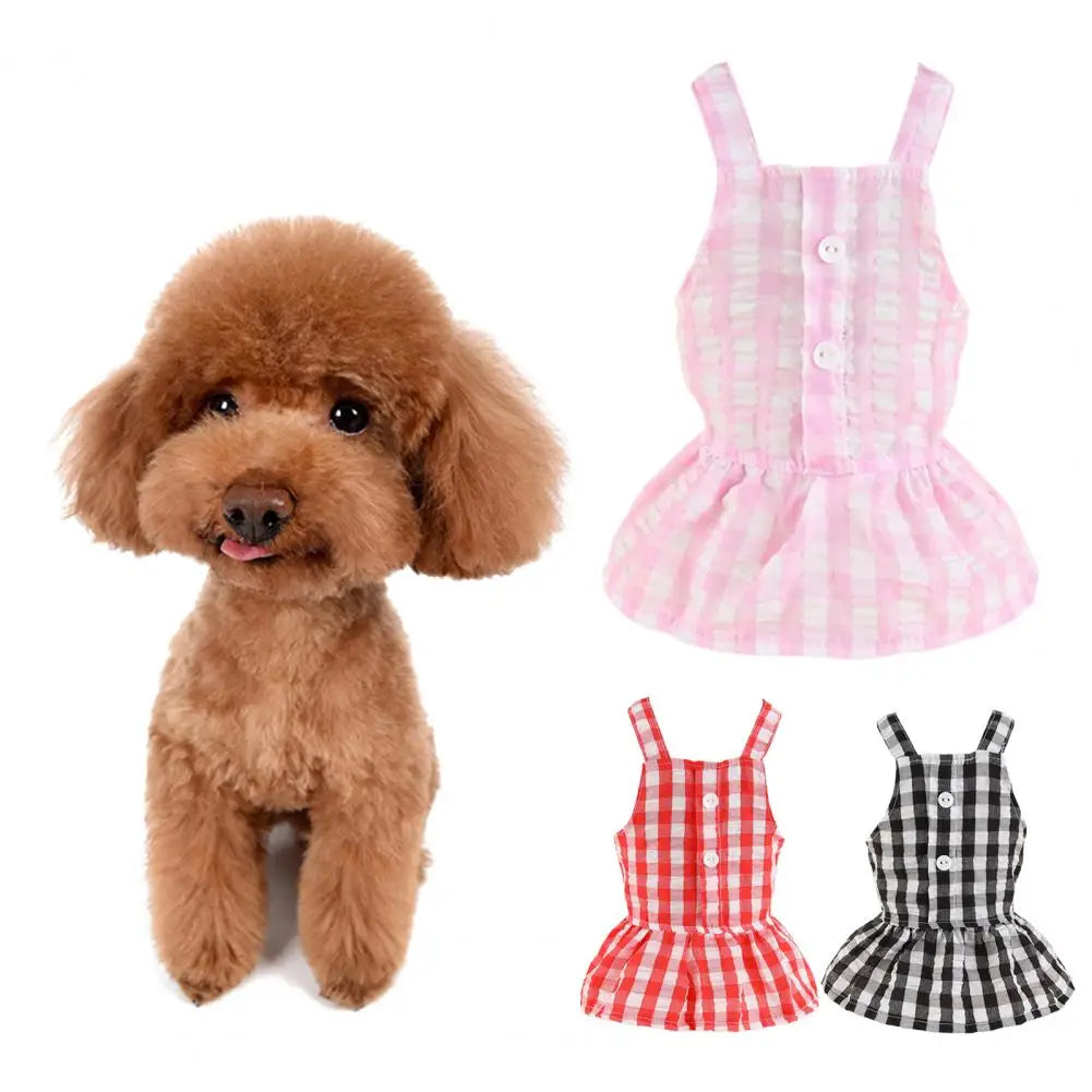 Puppy Dress  Great Summer Small Dog Dress Cat Puppy Apparel  Attractive Pet Clothes