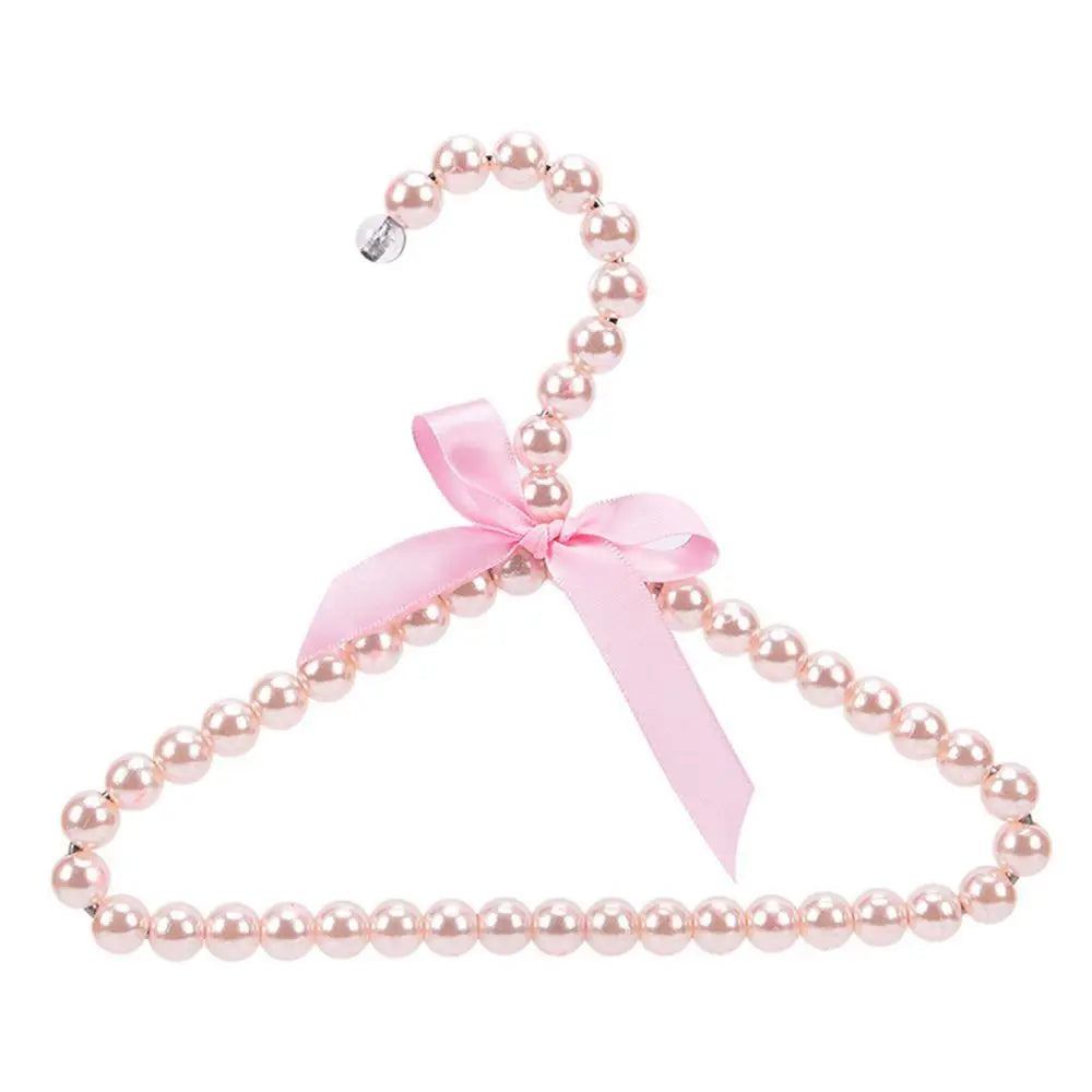 Plastic Dog Clothes Girl Heart Pearl Hanger Shelf Cat Clothes Pet Supplies Hanger Dog Accessories for Small Dogs Pet Supplies