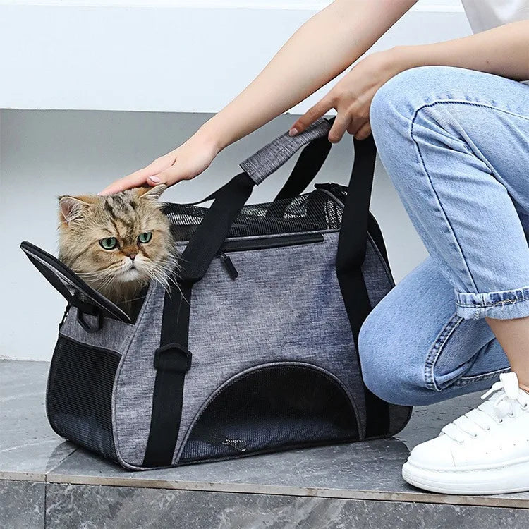 Portable Dog Cat Carrier Bag Pet Travel Bags