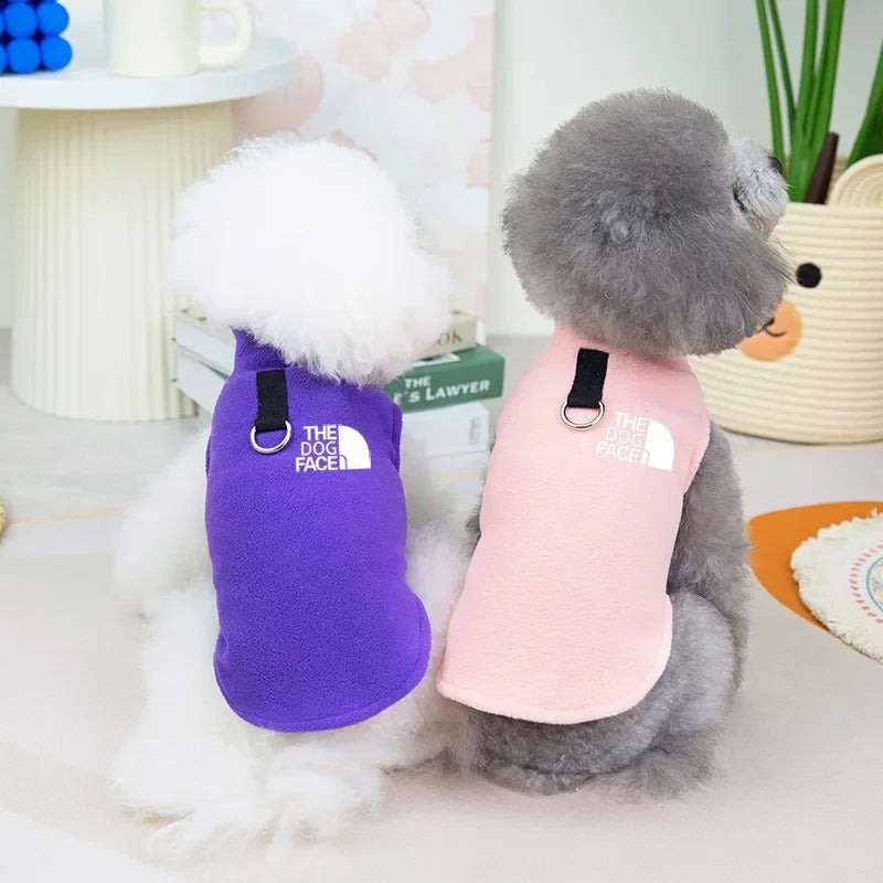 Pet Dog Clothes Autumn Winter Coat Fleece Warm Sweater Vest For Small Chihuahua Bulldog Dogs Jackets Costumes Supplies