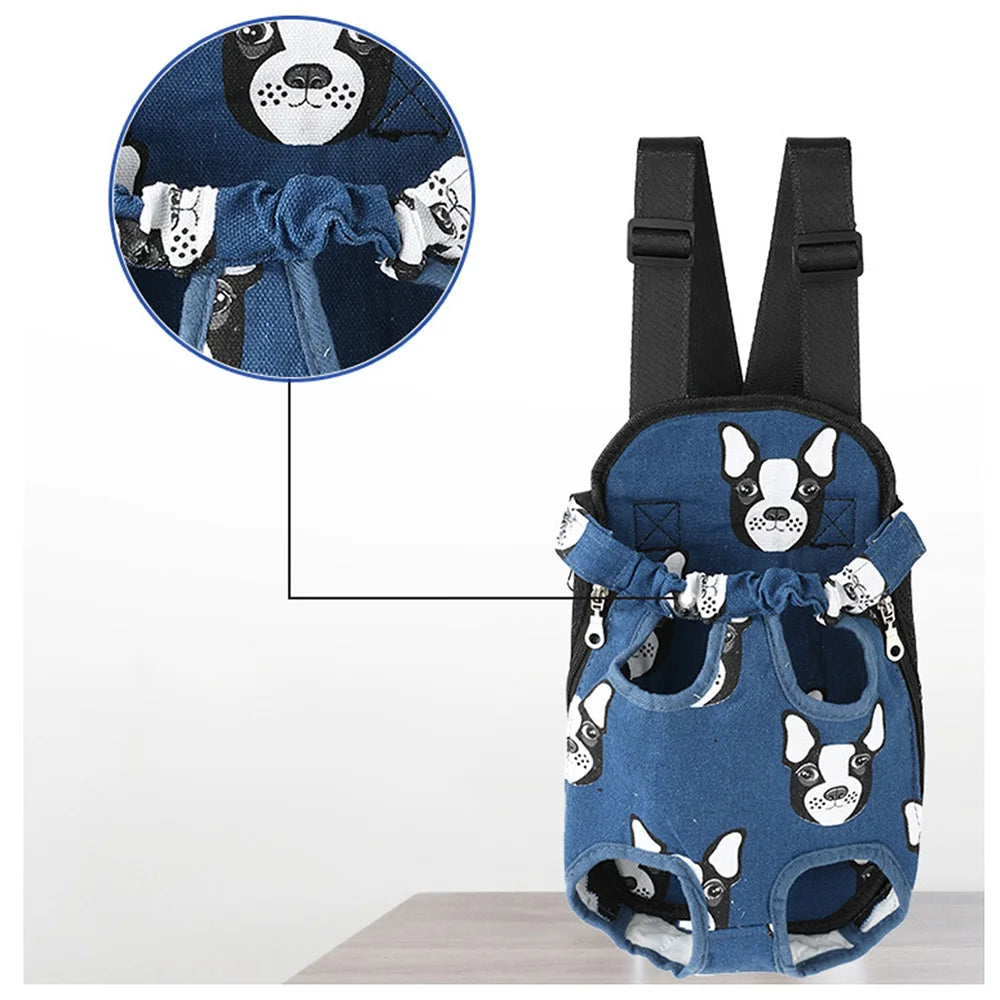 1pc,Cat and Dog Pet Backpack, Cat and Dog Travel Pet Bag, Breathable Shoulder  Portable Bag, Pet Supplies