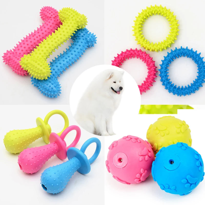 Dog Toys For Small Dogs Indestructible Dog Toy Teeth Cleaning Chew Training Toys Pet Supplies