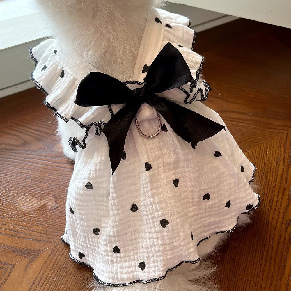 Cute Dog Clothes for Small Dogs Summer Dog Princess Dress Breathable Puppy Clothing Fashion Cat Wedding Skirt Pet Thin Dresses