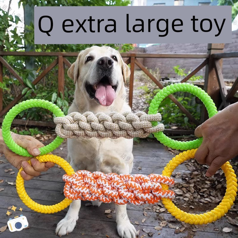 Rubber Ring Interactive Dog Toy