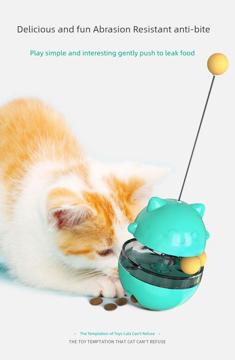 Turntable Food Dropping Ball Relieving Boredom Self-Hi Funny Cat Handy Gadget Toy