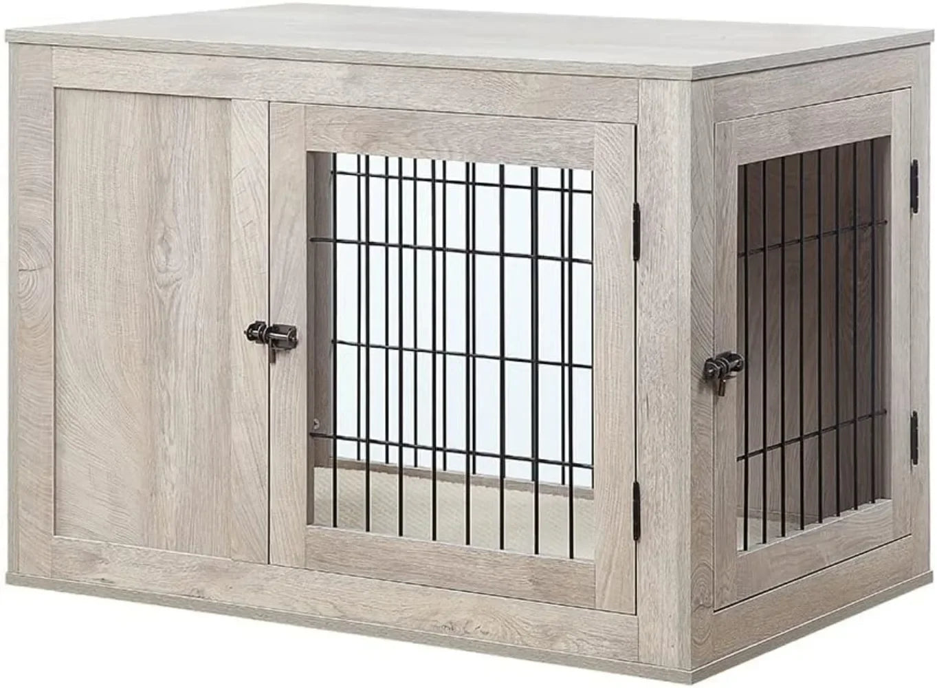 Furniture Style Dog Crate for Medium Dogs Indoor Aesthetic Puppy Kennel with Door Modern Decorative Wood Wire Pet House