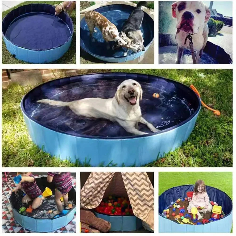 Piscina plegable para perros al aire libre, bañeras plegables portátiles para mascotas, productos para perros y gatos