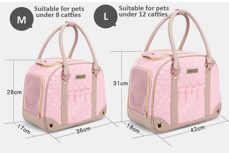 Truelove Pet Bag Pet Handbag Cat Shoulder Bag Suitable for Small Dogs and Cats Fashion Pet Outdoor Bag TLX6971