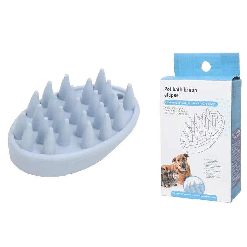 Bathroom Puppy Dog Cat Bath Massage Gloves Brush Safety Silicone Pet Accessories for Dogs Cats Dog comb Tools