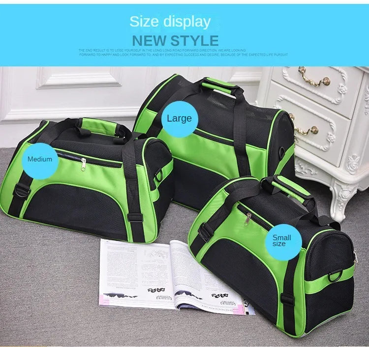 Portable Dog Cat Carrier Bag Pet Travel Bags