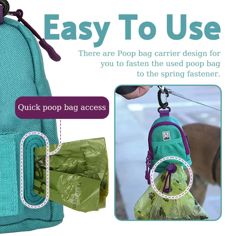 Truelove Pet Poop Bag Holder Portable Dog Waste Bags Dispenser With Leash Clip Multifunctional Pet Clean Accessories Traveling