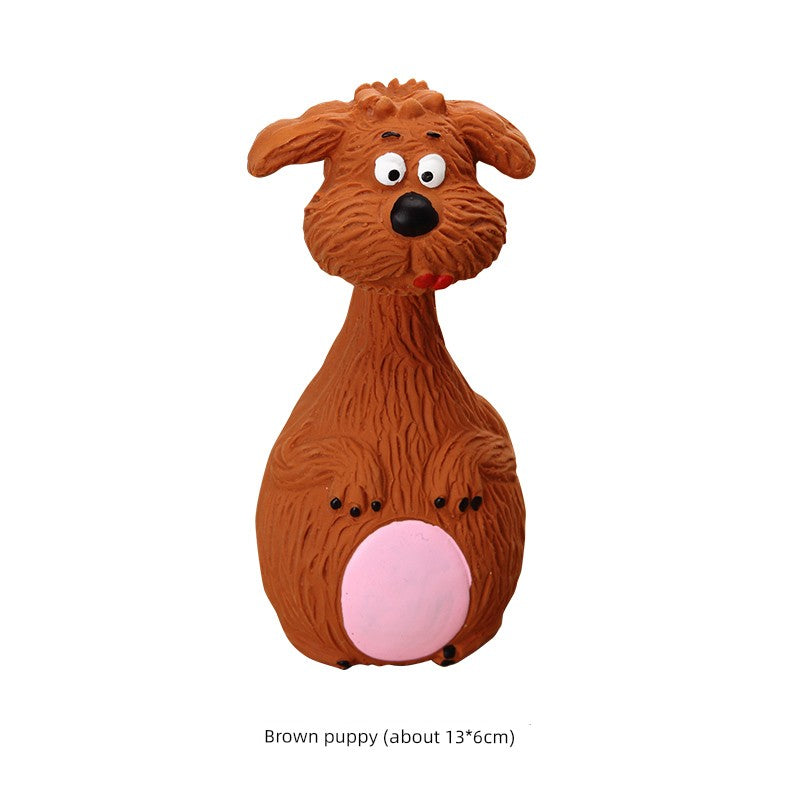 Yite Latex Self-Hi Relieving Stuffy Teddy Dog